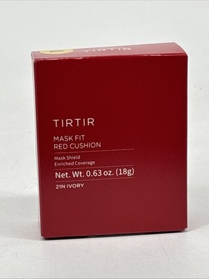 TIRTIR Mask Fit Red Cushion SPF40 PA++ 18g Brightening Anti Wrinkle K-Beauty