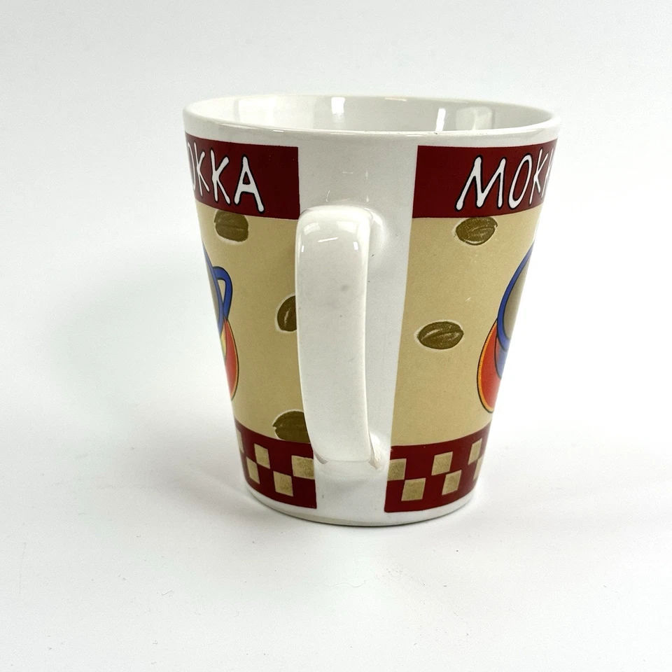 Welico Design Kaffeebecher Set | 4x Coffee Cappuccino Mokka | 10 cm VTG Küche - Bild 3 von 4