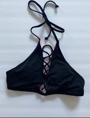 Swim Bra Top Pink by Victoria Secret Black  Size XS