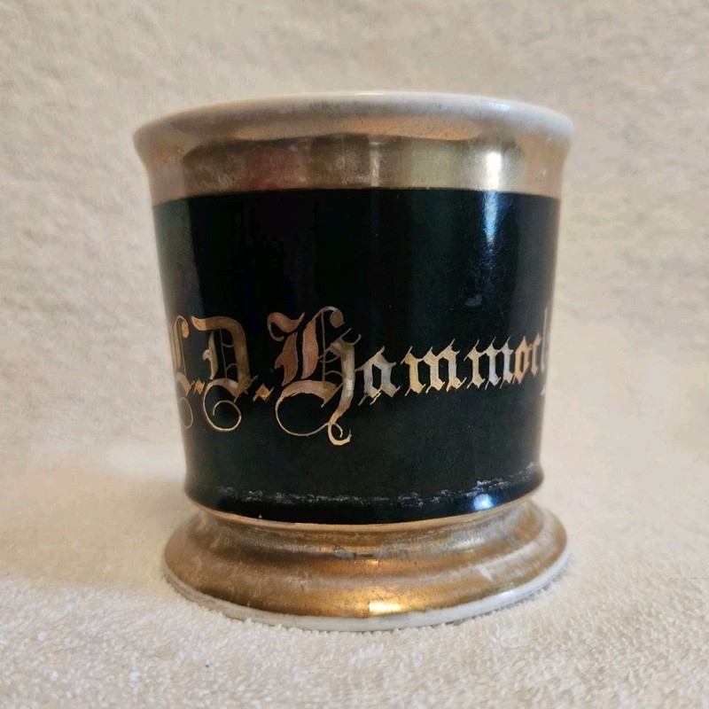 Topeka Barber Supply Co. - Personalized Black Gold Trim - L.D. Hammock