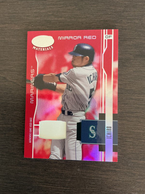 2003 Leaf Certified Materials Mirror Red Ichiro Suzuki 081/250