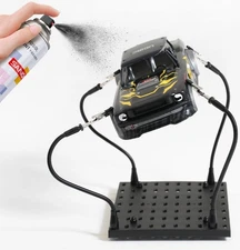 4PCS Heavy Duty Bendable Alligator Clip Sticks with Large Model Painting Stan...