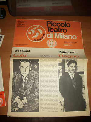 KLEINES THEATER VON MAILAND - 25` JAHR DER ENTE - NR. 2 JANUAR 1972 (AR)