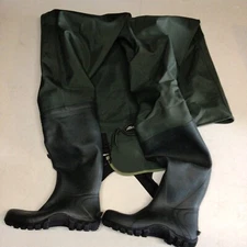 Frogg Toggs Cascades 2-ply Poly/Rubber Bootfoot Chest Wader /Cleated Outsole V42