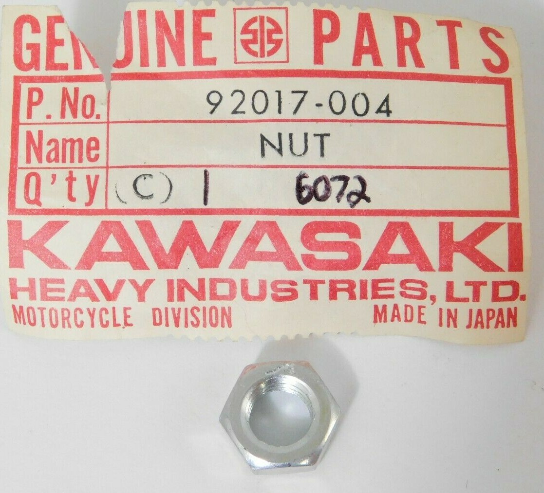 根付　H1-1-1 1 NOS 1969-1972 Genuine Kawasaki H1 500 SHIFT LINKAGE 8mm Nut OEM