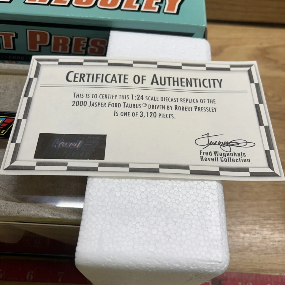 Revell NASCAR Diecast 1:24 ROBERT PRESSLEY #77 Jasper 2000 1 of 3,120 New In Box - Image 3 of 4