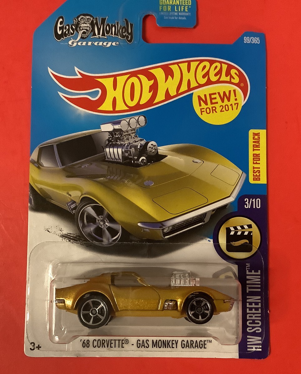2015 hot wheels screen time 68 Corvette gas monkey garage