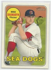 Mike Shawaryn Boston Red Sox 2018 Topps Heritage Glossy Front