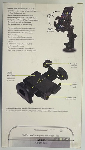 Bracketron "Universal Pro-Mount Window Mount" (GWM-702-BL) - Picture 2 of 5
