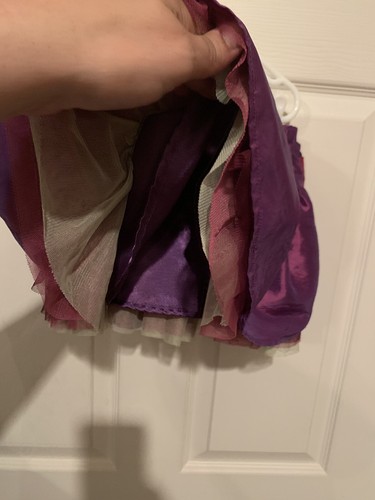 Disney Store Fairies Tinker Bell Layered Skirt Tutu Purple Child Size XS 4 Cameo - Picture 6 of 6
