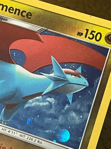 Salamence (106/168) Sun & Moon -Cosmo Holo Bleed - w/swirl? - 2018 - Pokemon TCG - Picture 3 of 4
