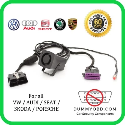 VW | AUDI | SKODA | SEAT DUMMY FINTO OBD PORT protezione antifurto OBD2 BLOCCO