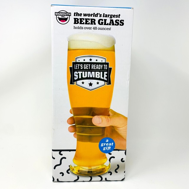World's Largest Beer Glass Hand Blown Let's Get Ready To Stumble