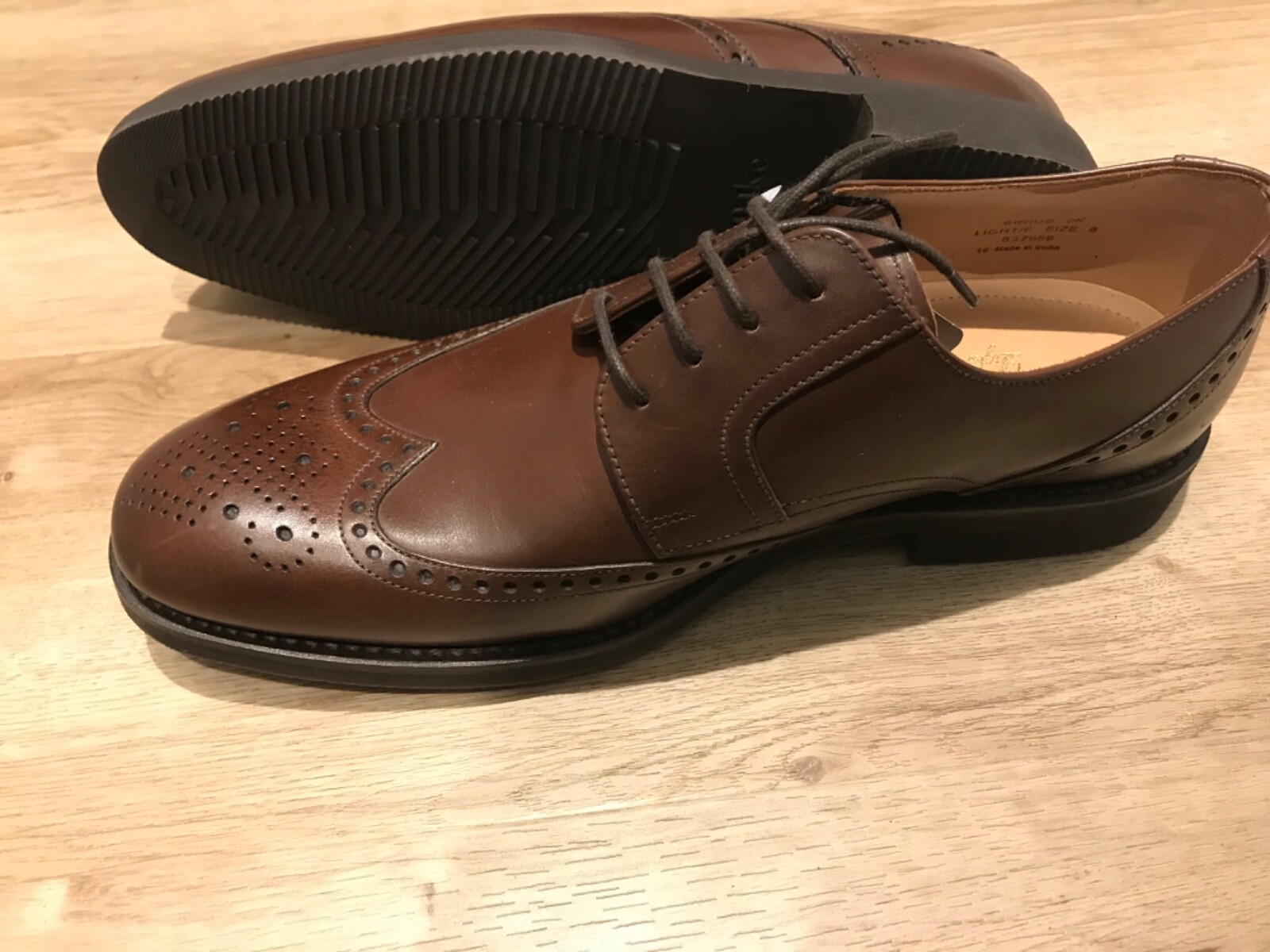 Loake Sirius mens dark brown UK 8 F fit 