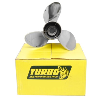 Precision Turbo Boat Propeller SQX147524L | LH 14 3/4 x 24 P Stainless