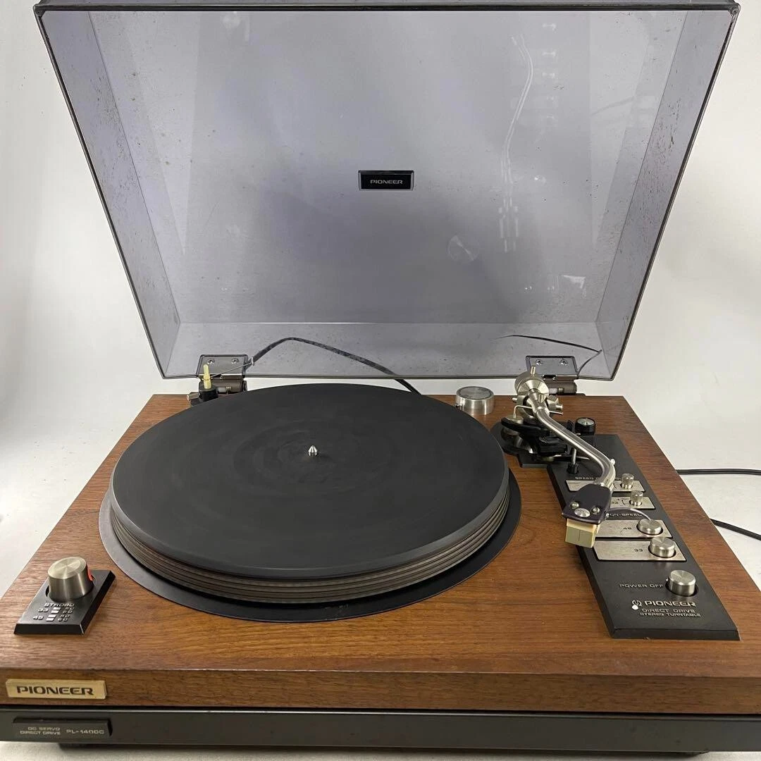 Pioneer PL-1400 C Turntable Analog Record Player direct drive DC servo DD motor Pioneer PL-1400 C Turntable Analog Record Player direct drive DC servo DD motor