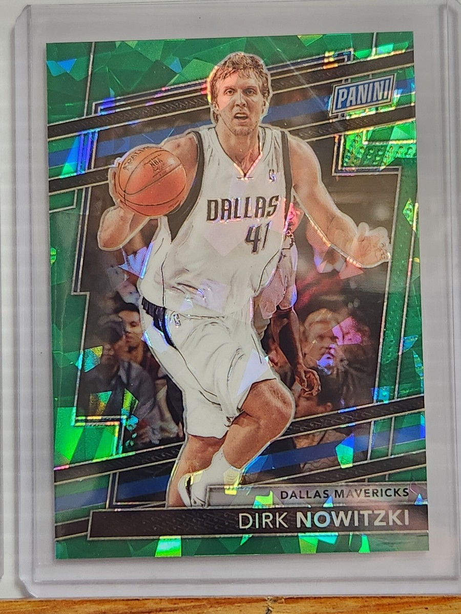 Dirk Nowitzki 2024 Panini National VIP Gold Packs #30 Green Prizm