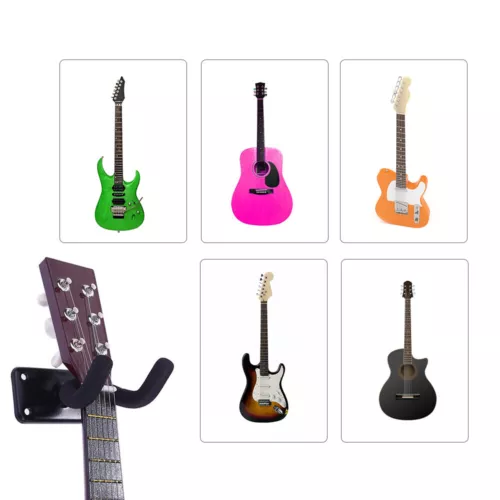 4 pcs padded guitar display wall hanger/bracket /hook bass electric acoustic image 11