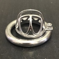 Stainless Steel Male Chastity Device Extra Small Cage Men Metal Lock Belt CC446