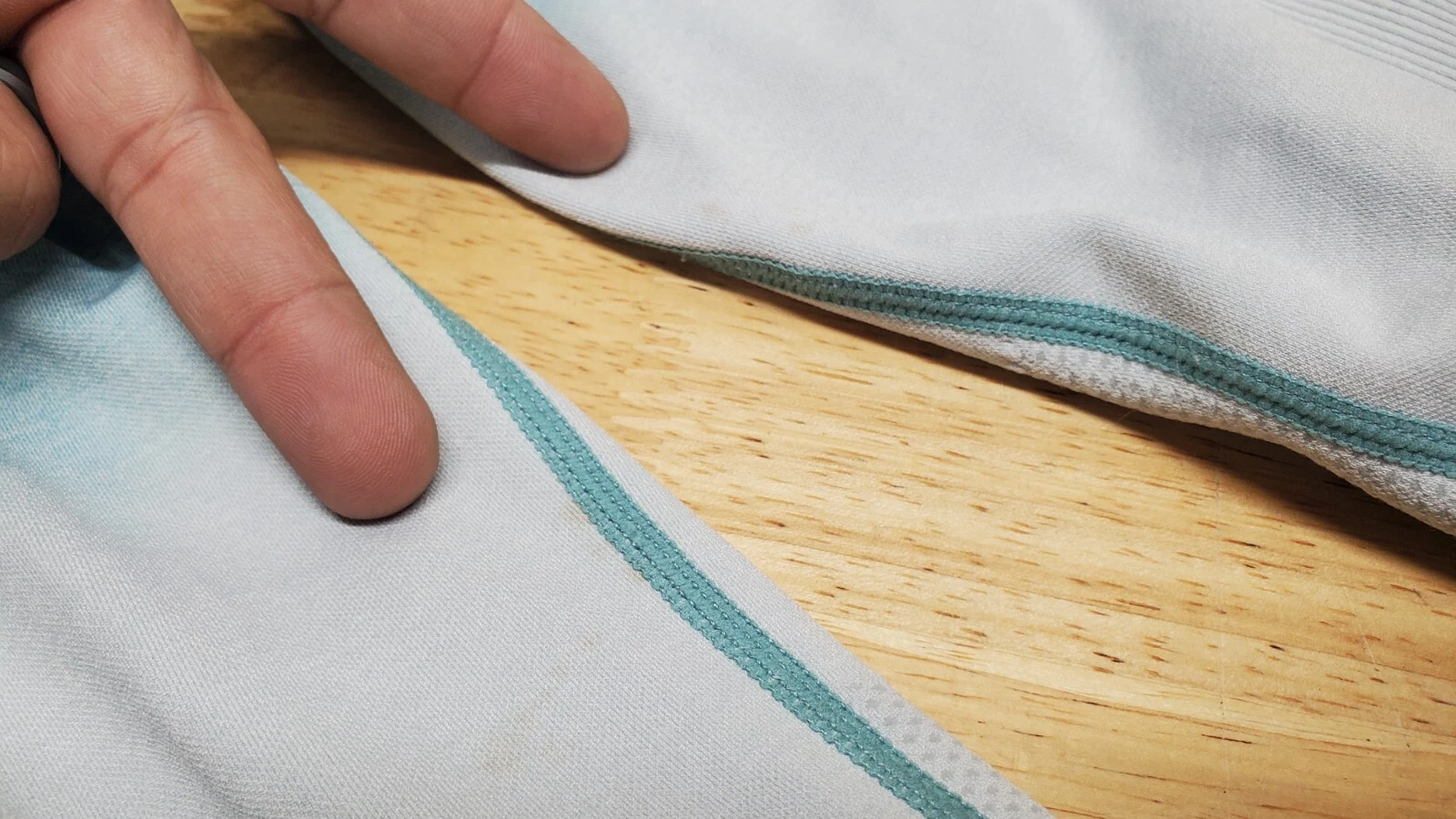 gymshark adapt ombre deep teal ice blue leggings