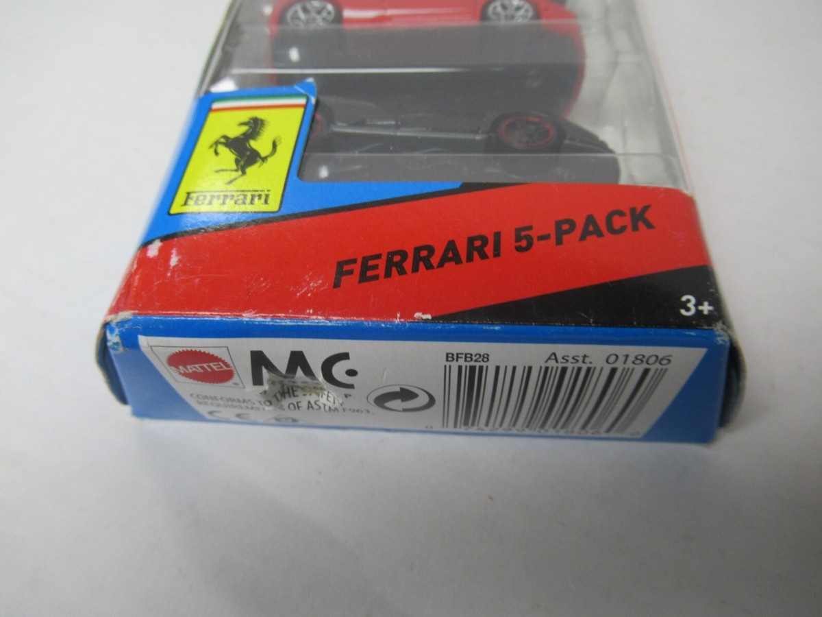 2013 2014 Hot Wheels Ferrari 5-Pack . Enzo F40 458 430 Scuderia