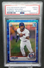 2020 Bowman Draft Chrome Blue Refractor /150 Alerick Soularie #BD-94 PSA 9 MINT