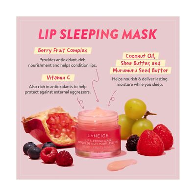 LANEIGE Lip Sleeping Mask Berry: Nourish, Hydrate