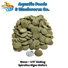 25-lbs Sinking Wafers of Spirulina, Algae, for Plecos, Shrimp, Snails. Zeigler