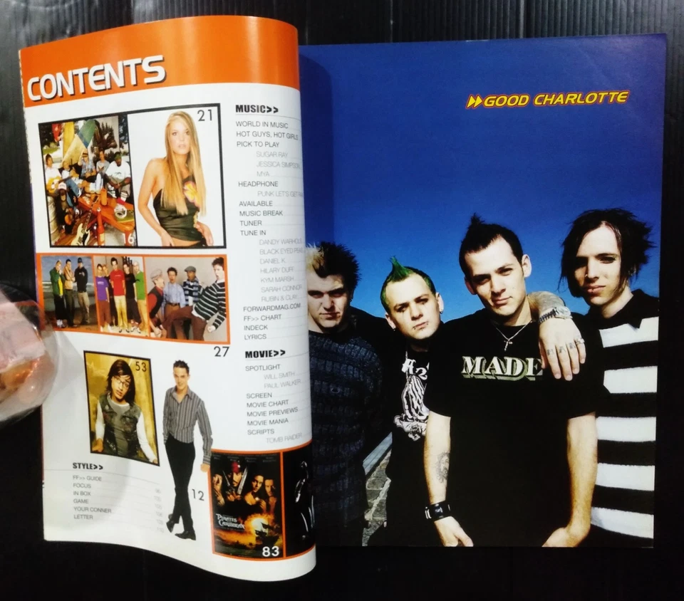 2003 Good Charlotte Avril Lavigne Simple Plan Sugar Ray Paul Walker MEGA RARE!!! - Image 3 of 4