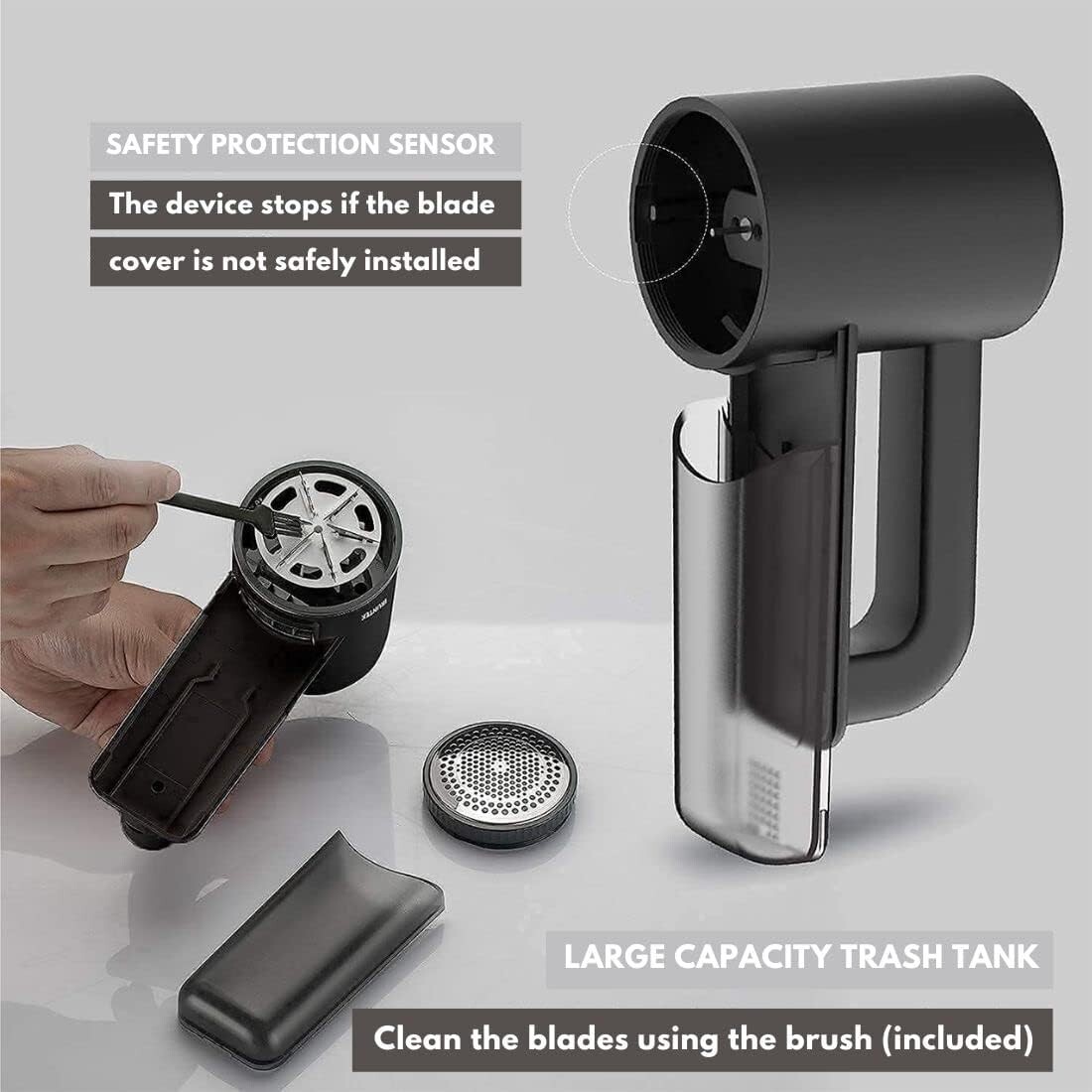 Electric Lint Remover Wiredlux Rechargeable Fabric Shaver Bobble