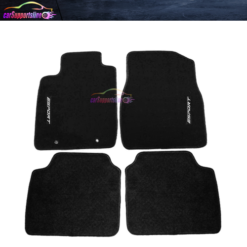 Fits 0206 Lexus ES300 ES330 Black Nylon Floor Mats Carpet 4pcs w