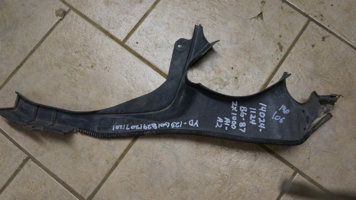 86 87 Kawasaki Ninja ZX1000 Left Inner Fairing Cowl Instrument