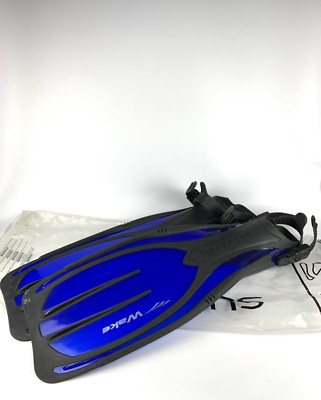 Subgear Wake Adjust Fin Snorkeling M/L Blue Adjustable Heel Swimming Fins