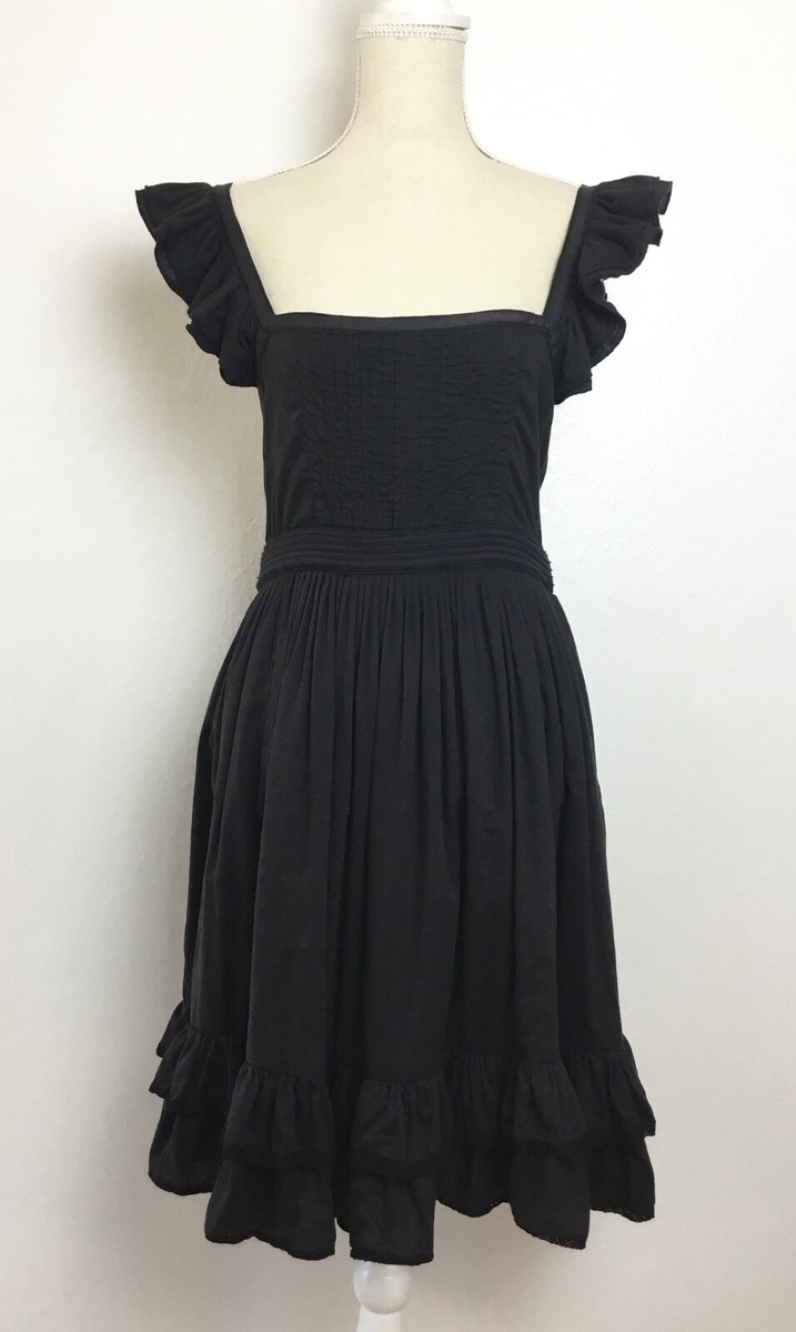 white eyelet shirt dress Kai Mini Dress in Lace Inserts White 0