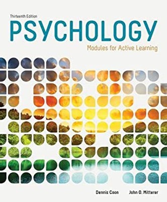 Psychology : Modules for Active Learning John O., Coon, Dennis Mi