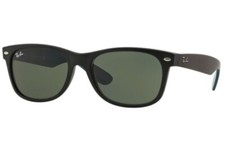 Ray-Ban Unisex Sunglasses RB2132 6182 Black Square Green Non-Polarized 52mm