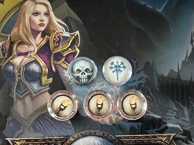 World of Warcraft wrath of the lich king Tokens!Scourge, Despair, Progress 5