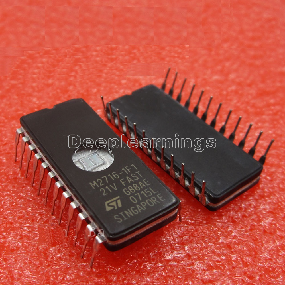 Applique E27 20pcs M2716-1F1 2716 Memory UV EPROM IC NEW Good Quality J 491714 - Foto 6