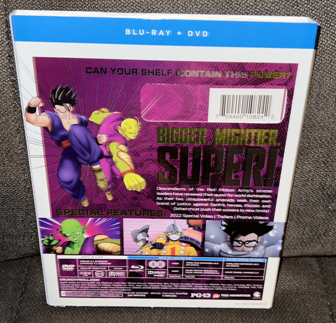 Edição de colecionador  Blu-Ray e DVD do filme Dragon Ball Super Super Hero  