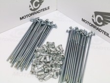 Honda CB 500 Four K0 K1 K2 Speichensatz Speichen Hinterrad 18" silberne Nippel