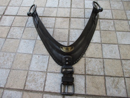 Antique Museum Handmade Iron Pony Horse Harness Collar Hames Droege & Reddelien - Picture 8 of 23