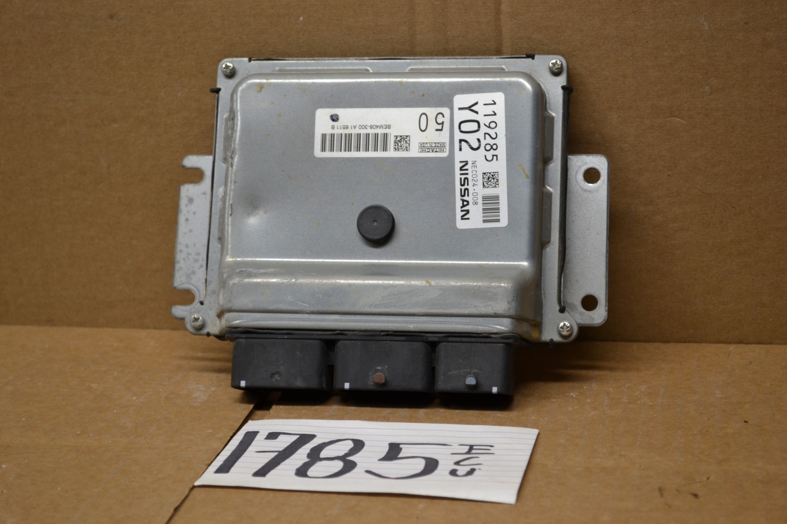 16 17 Nissan Altima #1785 Engine Computer ECM ECU NEC024-008