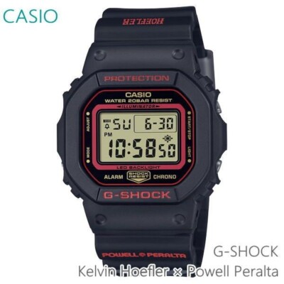 未使用 G-SHOCK×HOEFLER DW-5600KH-1JR Y0918 CASIO】G-SHOCK DW-5600KH-1JR Kelvin Hoefler × Powell Peralta