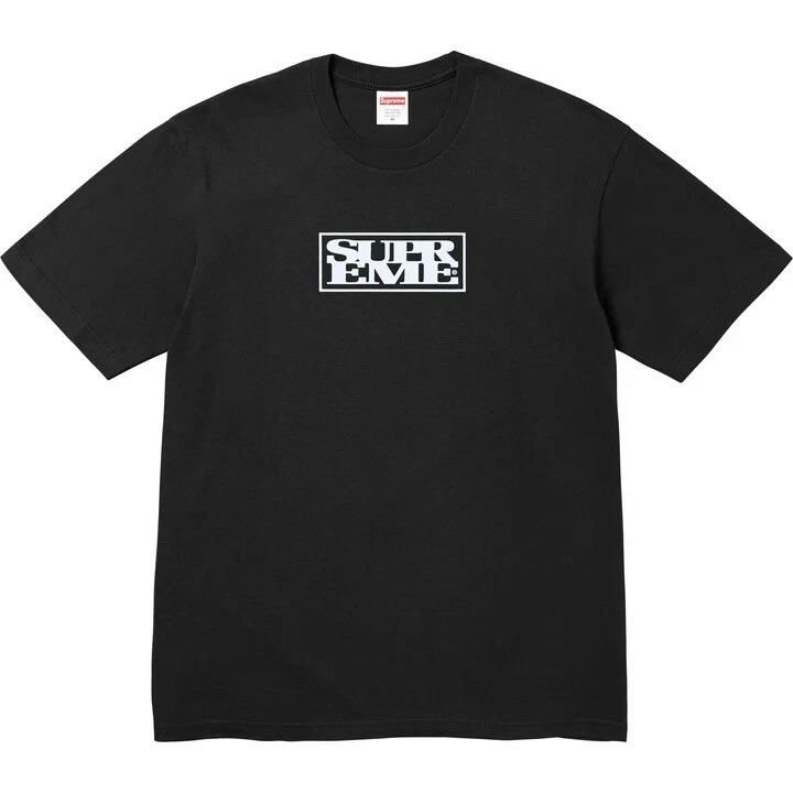 TEE SHIRT NOIR SUPREME CONNECT TAILLE : L FW24 SEMAINE 1 100% AUTHENTIQUE