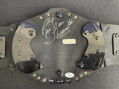 Ric Flair Signed WWE Wrestling Toy Belt JSA Witnessed - Picture 1 of 6