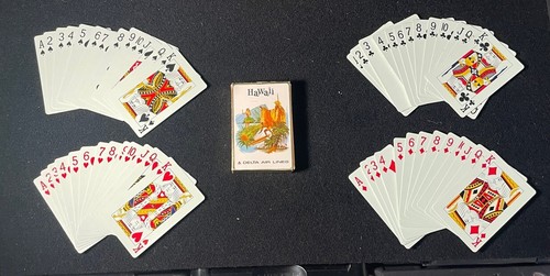Vintage Hawaii Delta Air Lines Playing Cards Complete