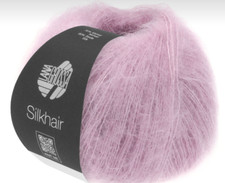 (kg/356€) Silkhair Lana Grossa  25g Fb. 87 zartlila Kid Mohair Seide