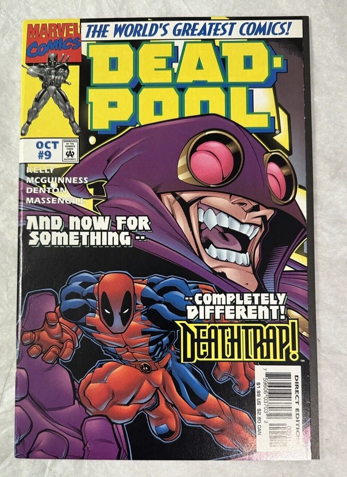Deadpool #9 • 1st Appearance of Deathtrap | Marvel (Oct 1997)   |      M I N T - Image 2 of 4