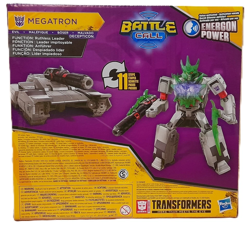 Transformers Actionfigur Megatron Cyberverse Adventures Battle Call Hasbro E8378 - Bild 2 von 3