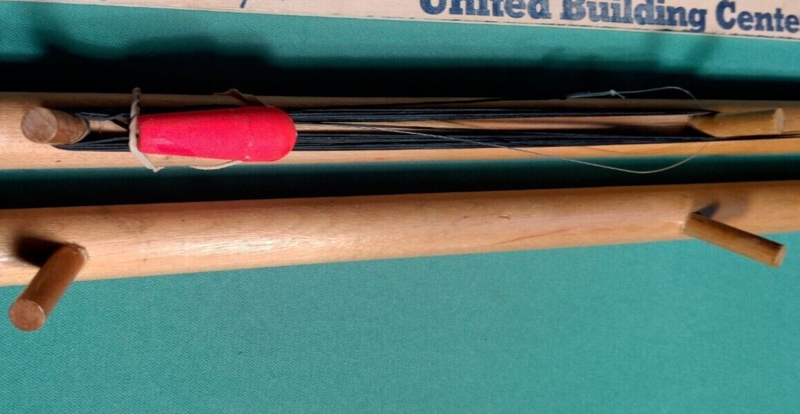 HUNT WIDE Wooden Ice Fishing Jig Poles with pick eBay